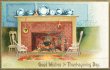 Good Wishes for Thanksgiving Day - Ellen Clapsaddle Signed Early 1900's Postcard