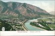 Scenic View, Elevation 5,758 feet, Glenwood Springs, CO - Early 1900's Postcard