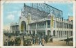 Central Pier, Lucky Strike Cigarettes, Atlantic City, NJ Early 1900's Postcard