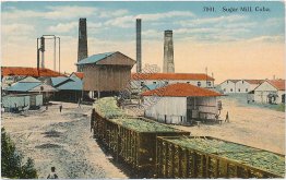 Sugar Mill, CUBA - Early 1900's Postcard Post Card