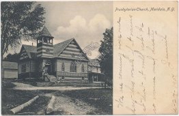 Presbyterian Church, Meridale, NY 1907 New York Postcard