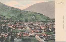 Bird's Eye View, Tarma, Peru - Early 1900's Postcard