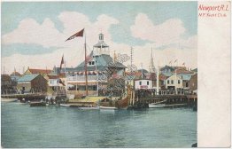 NY Yacht Club, Newport, RI Rhode Island Pre-1907 Postcard