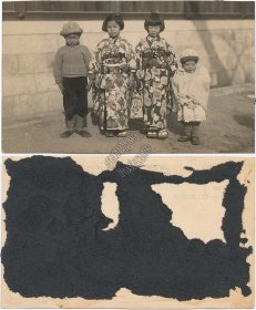 Chinese Children, Kids - Early 1900's Real Photo RP China Postcard