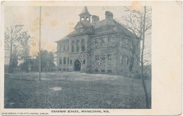 Grammar School, Winneconne, WI Wisconsin - Early 1900's Postcard