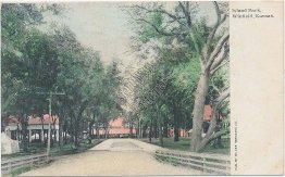 Island Park, Winfield, Kansas KS - Early 1900's Postcard