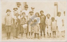 Peruvian Kids, Lima, Peru - Early 1900's Real Photo RP Postcard