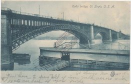 Eads Bridge, St. Louis, MO Missouri Pre-1907 Postcard
