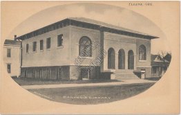 Carnegie Library, Eugene, OR Oregon - Pre-1907 Postcard