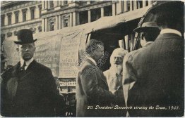 President Theodore Roosevelt, Ezra Meeker Oregon Trail 1907 Postcard