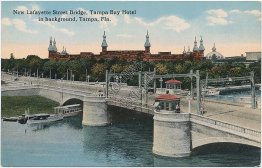 Lafayette St. Bridge, Tampa Bay Hotel, Tampa, FL Florida - Early 1900's Postcard