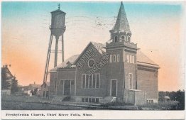 Presbyterian Church, Thief River Falls, MN Minnesota - Early 1900's Postcard