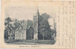Methodist Church, Rutherford, NJ New Jersey Pre-1907 Postcard