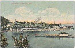 Hotel Ottawa, Ottawa Beach, MI Michigan 1909 Postcard