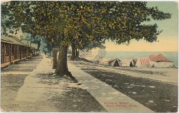 Huronia Beach, Port Huron, MI Michigan - Early 1900's Postcard