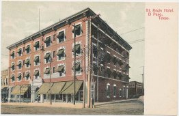 St. Regis Hotel, El Paso, TX Texas Pre-1907 Postcard