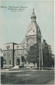 Story County Court House, Nevada, IA Iowa - Early 1900's Postcard