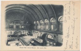 Grand Hall, Union Station, St. Louis, MO Missouri 1906 Postcard