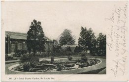 Lily Pond, Shaws Garden, St. Louis, MO Missouri 1906 Postcard