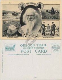 Ezra Meeker, Oregon Trail - Early 1900's Western Postcard