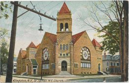 St. James Methodist Episcopal Church, Kingston, NY Pre-1907 Postcard