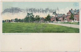 Officers Row, Fort Ethan Allen, Burlington, VT Vermont 1912 Postcard