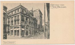 Cotton Exchange, Hennen Building, New Orleans, LA Louisiana Pre-1907 Postcard