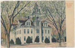 High School Building, Winfield, KS Kansas 1909 Postcard
