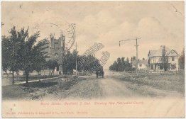 Burns St., Methodist Church, Redfield, SD South Dakota 1906 Postcard