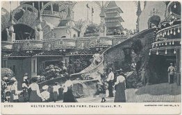 Helter Skelter Ride, Luna Park, Coney Island, NY Pre-1907 Postcard