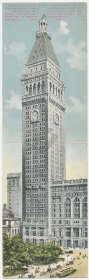 Metropolitan Life Insurance Building, New York City, NY Pre-1907 DOUBLE Postcard