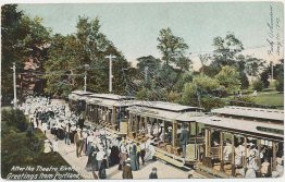 Theatre Trolley, Riverton Park, Portland, ME Maine Pre-1907 Postcard