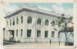 Office of Guantanamo Sugar Company, CUBA - Early 1900's Postcard