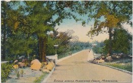 Bridge, Minnehaha Creek, MN Minnesota - Early 1900's Postcard