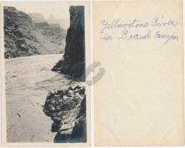 Grand Canyon of Yellowstone River, Park, WY - Early 1900's Photo