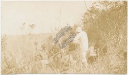 Military Target Practice, Navy Sailors, Soldiers, Early 1900's RP Photo Postcard