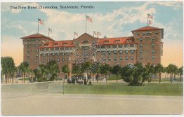 Hotel Clarendon, Seabreeze, FL Florida - Early 1900's Postcard