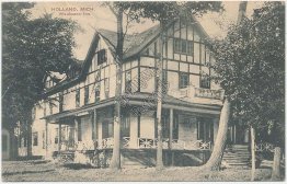 Waukazoo Inn, Holland, MI Michigan - Early 1900's PCK Series Postcard