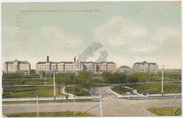 Nebraska State Hospital, P.O. Ingleside, Hastings, NE Nebraska - 1909 Postcard