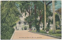Army and Navy YMCA, Honolulu, HI Hawaii - Early 1900's Postcard