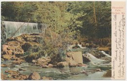 Hiramdale Falls, Belfast, ME Maine Pre-1907 Postcard