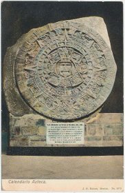 Aztec Calendar, Mexico - Early 1900's Mexican Postcard