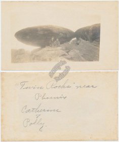 Twin Rocks near Phoenix, AZ Arizona - Early 1900's Photo Photograph