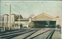 Key Route Ferry R.R. Depot, Oakland, CA California - Early 1900's Postcard