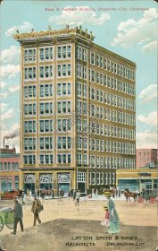 Bass & Harbour Building, Oklahoma City, OK - Early 1900's Postcard