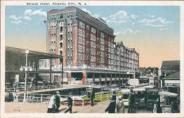 Strand Hotel, Atlantic City, NJ New Jersey - Early 1900's Postcard