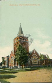 Methodist Church, Statesboro, GA Georgia - Early 1900's Postcard