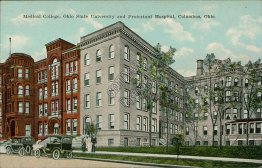 Medical College, Ohio Statue University OSU, Columbus, OH Ohio - Early Postcard