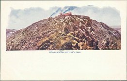 Panorama of Pike's Peak, CO Colorado Pre-1907 Embossed Postcard