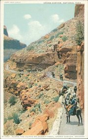 Hermit Trail, Grand Canyon National Park, AZ Arizona DETROIT PUBLISHING Postcard